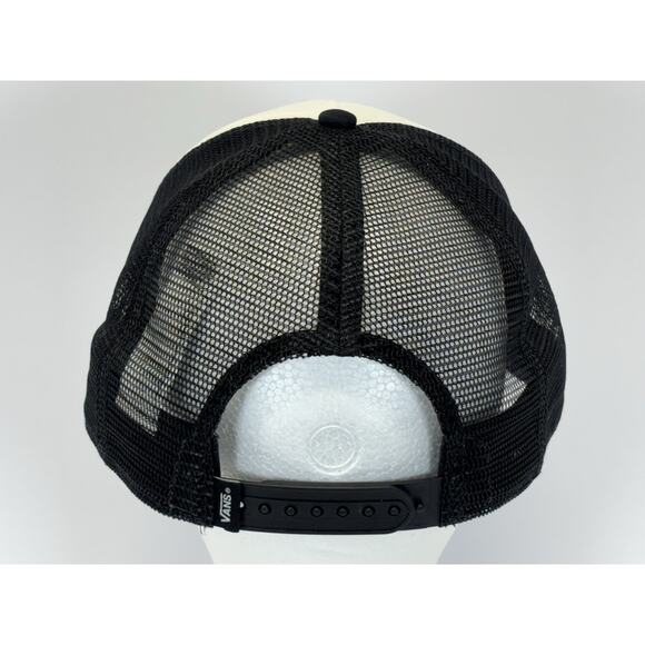 Vans Skeleton Flamingo Patch Trucker Hat Black White Mesh Snapback - Picture 4 of 8